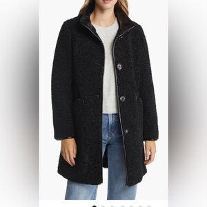 Sam Edelman Stand Collar Faux Shearling Coat Large. Sold at Nordstrom’s